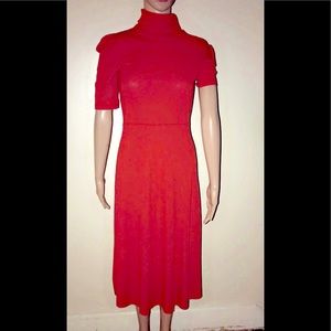 Zara dark orange dress